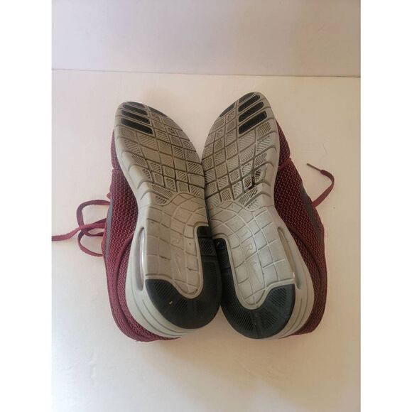 Nike Stefan Janoski Unisex Maroon Lace-Up Athletic Skateboarding Shoes size 9 - Picture 7 of 7
